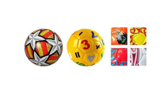 Mini Football Size 2 Assorted Designs 0821 (Parcel Rate)