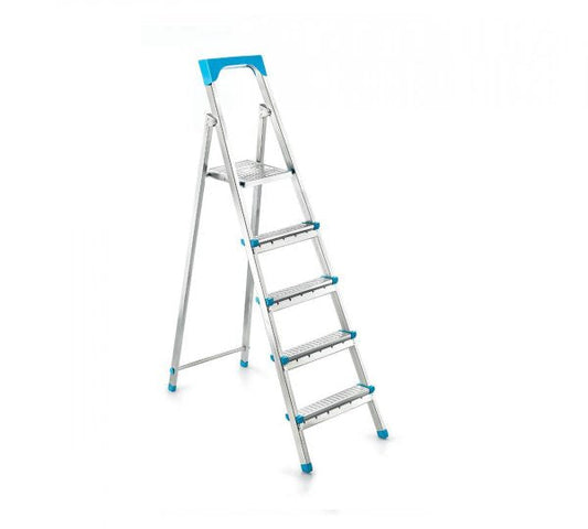 4+ 1 Multipurpose Metal Indoor Outdoor Step Ladder 11004 (Big Parcel Rate)