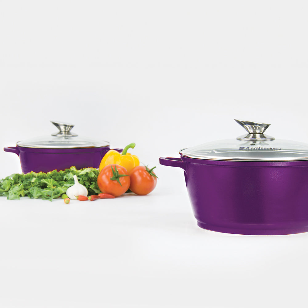 SQ Professional Nea Stockpot Set of 5 Viola P97156 (Big Parcel Rate)