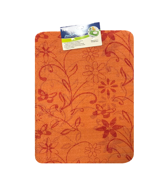 PVC Non Slip Dining Placemat with Floral Print 30 x 40 cm Pack of 2 Assorted Designs 7512 (Parcel Rate)