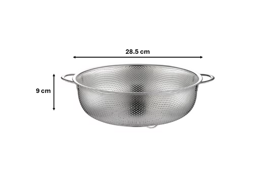 Metal Kitchen Strainer Colander 28.5 cm 7651 (Parcel Rate)