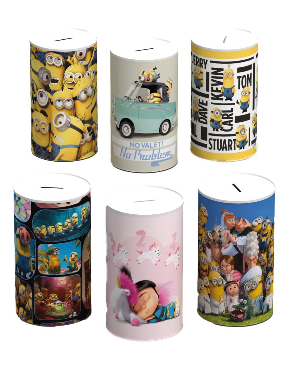 Despicable Me Mega Money Tin 20L 285mm x 395mm Assorted Designs DES100 (Big Parcel Rate)