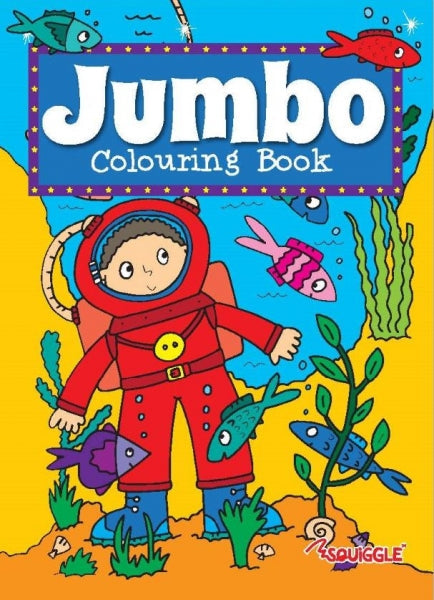 Jumbo Fun Home Activity Colouring Book Assorted Designs P2153 (Parcel Rate)