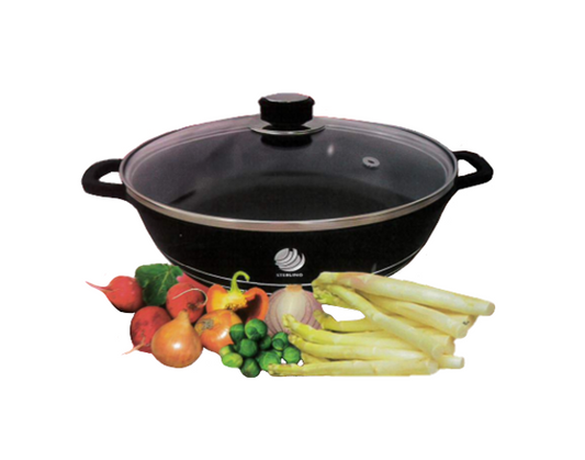 Non Stick Diecast Shallow Casserole Pot 24cm ST81855 (Parcel Rate)