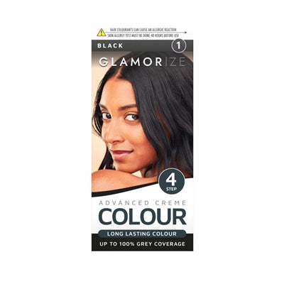 Women's Black Hair Dye No.1 Advanced Creme Colour 309642 A (Parcel Rate)