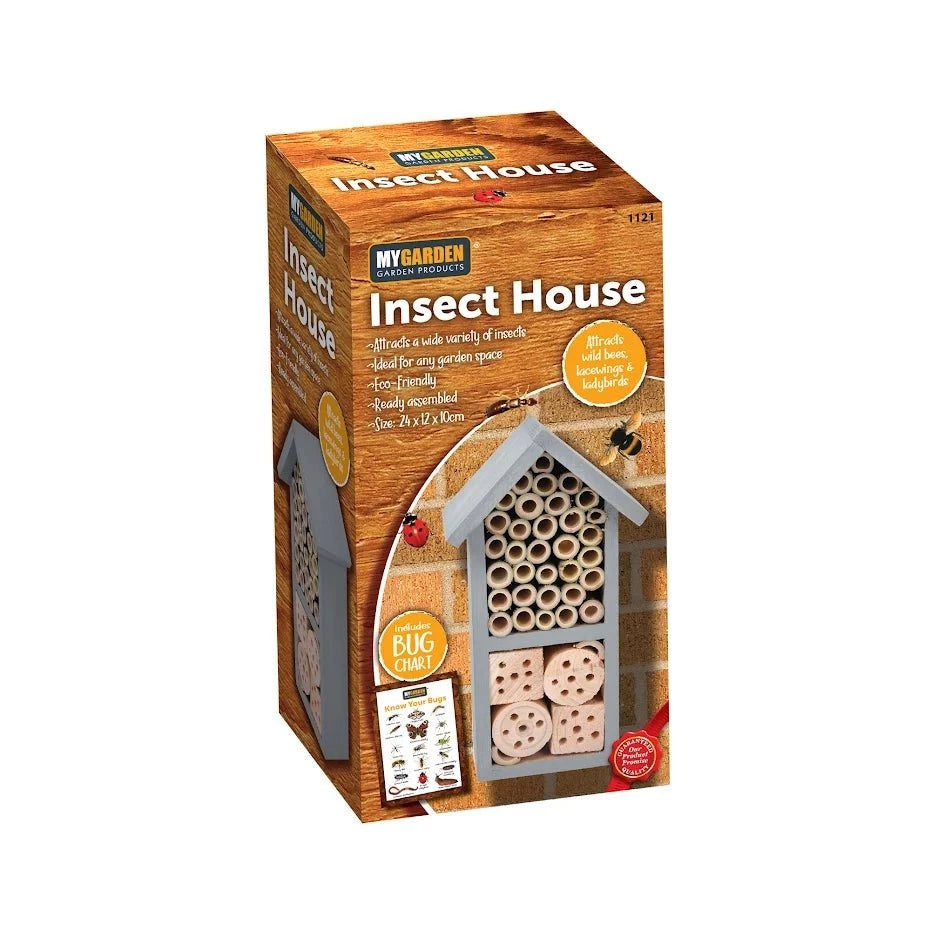 Eco Friendly Insect Garden House 24 x 12 x 10cm 1121 (Parcel Rate)