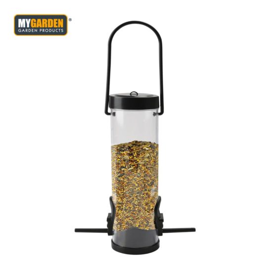 Garden Hanging Bird Seed Feeder Plastic 22 x 6 cm 1284 (Parcel Rate)