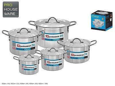 SQ Professional Galaxis Orion Casserole Set of 5 2165 A (Big Parcel Rate)