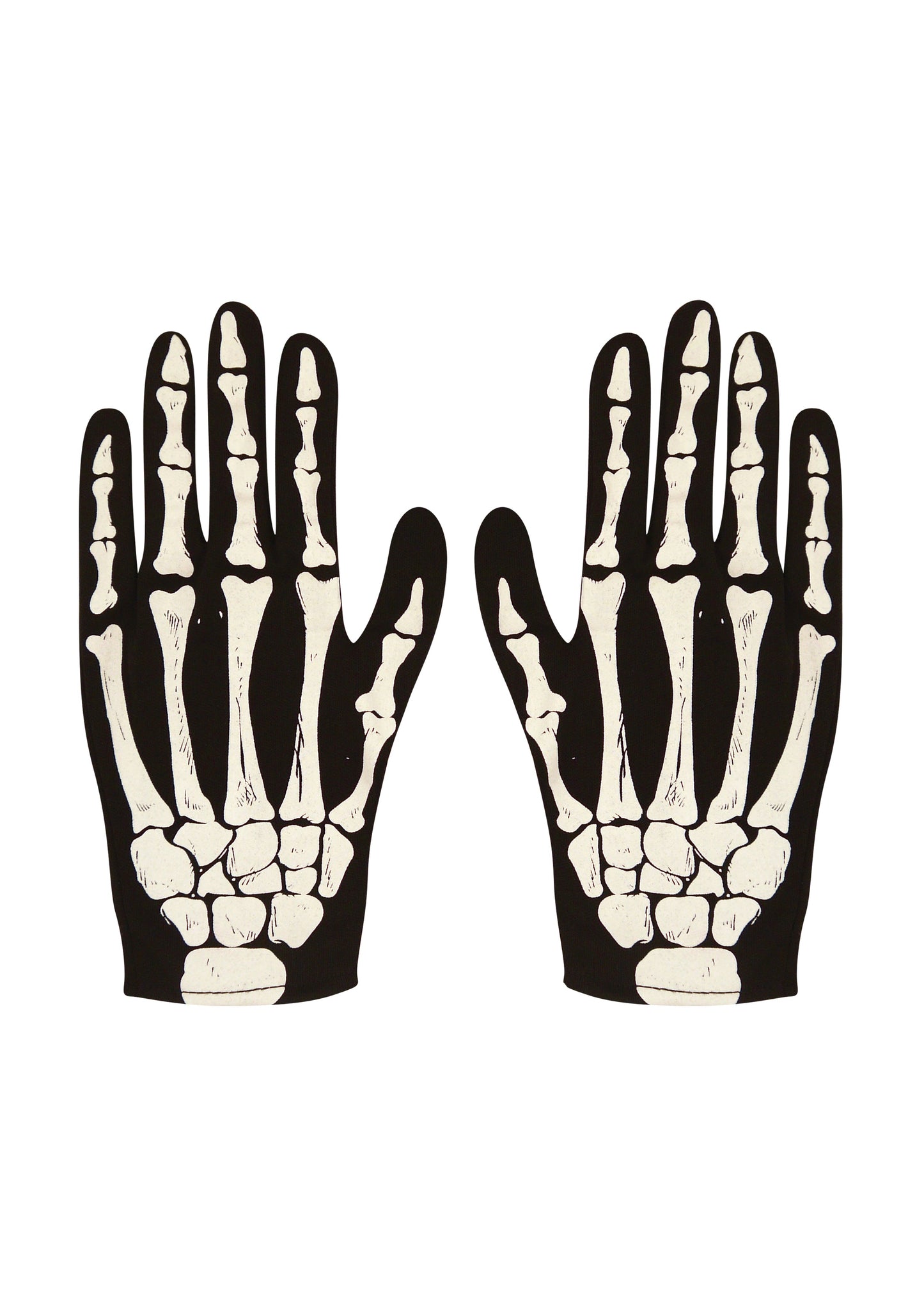 Halloween Children's Skeleton Gloves V88099 (Parcel Rate)