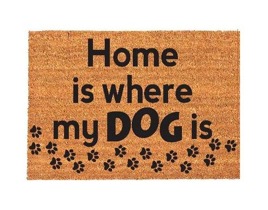 Household Door Mat Home is where my Dog/Cat is Front Door Bristle Mat 3100 (Parcel Rate)