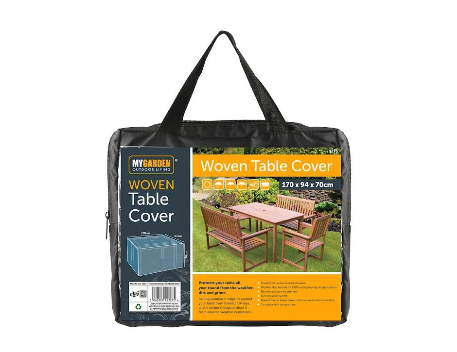 Garden Woven Table Cover 170 x 94 x 70cm 3275 (Parcel Rate)