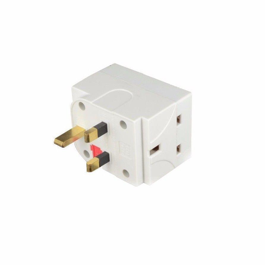 PIFCO 3 Way Mains Adaptor 13 Amp 240V AC PIF2063 / ELA1154 (Parcel Rate)