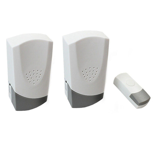 Wire Free Door Chime Kit 2 x Chime Units Pack Of 3 Battery Included   5911  A (Parcel Rate)