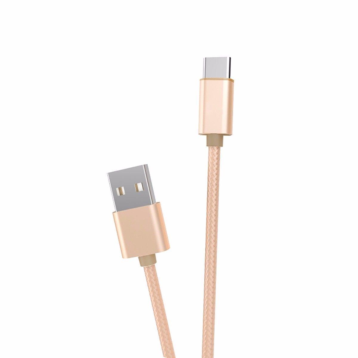 USB Braided Cable Sync Charger Data Lead For Android Mobile Phones Samsung HTC  4883 (Large Letter Rate)