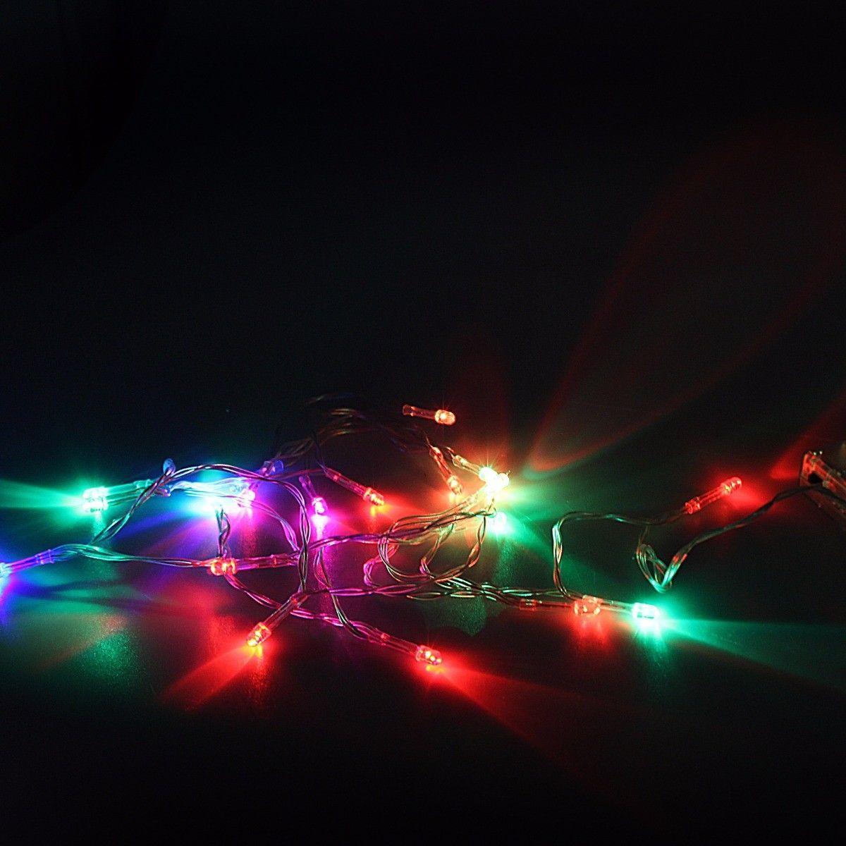 Christmas 20 x LED Multi-Coloured Christmas Fairy Lights, Battery Operated 4705 (Parcel Rate)