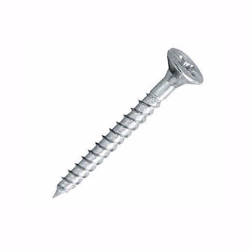 8 x 1 1/2mm Pozi Countersunk Hardened Twinthread Wood Screws Zinc Pack of 30 0009 (Large Letter Rate)