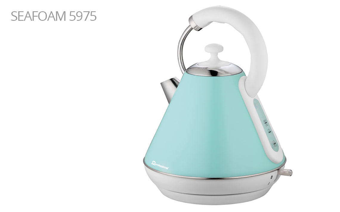 SQ Professional Dainty Legacy Kettle 1.8 Litre 2200 Watt Seafoam 9559 / 5978 (Parcel Rate)