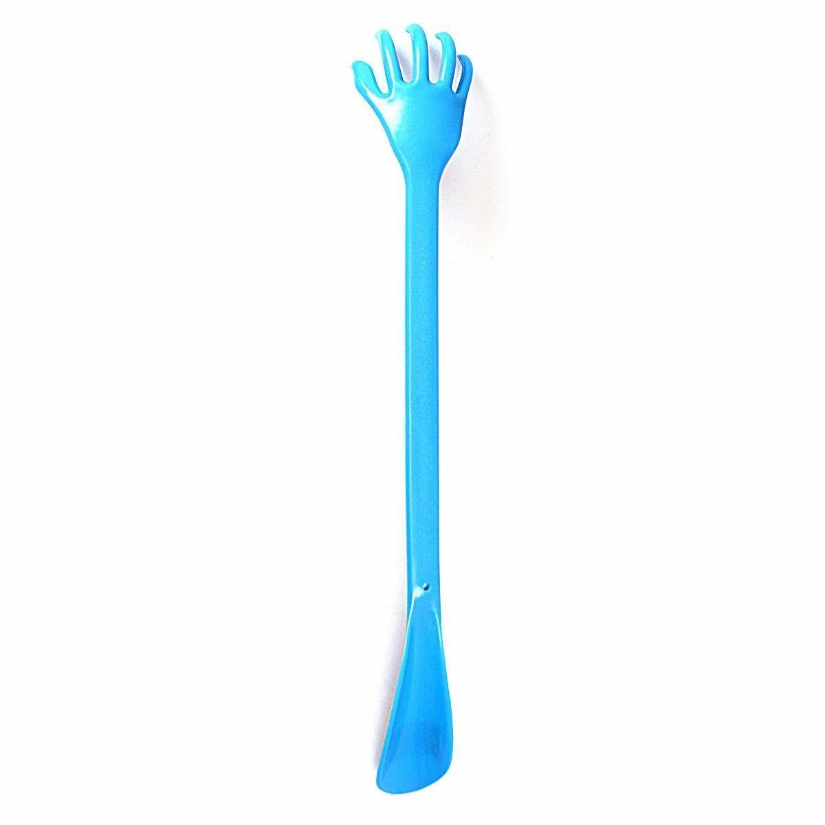 Plastic Shoe Horn and Back Scratcher 50 cm Assorted Colours 4358 (Parcel Rate)