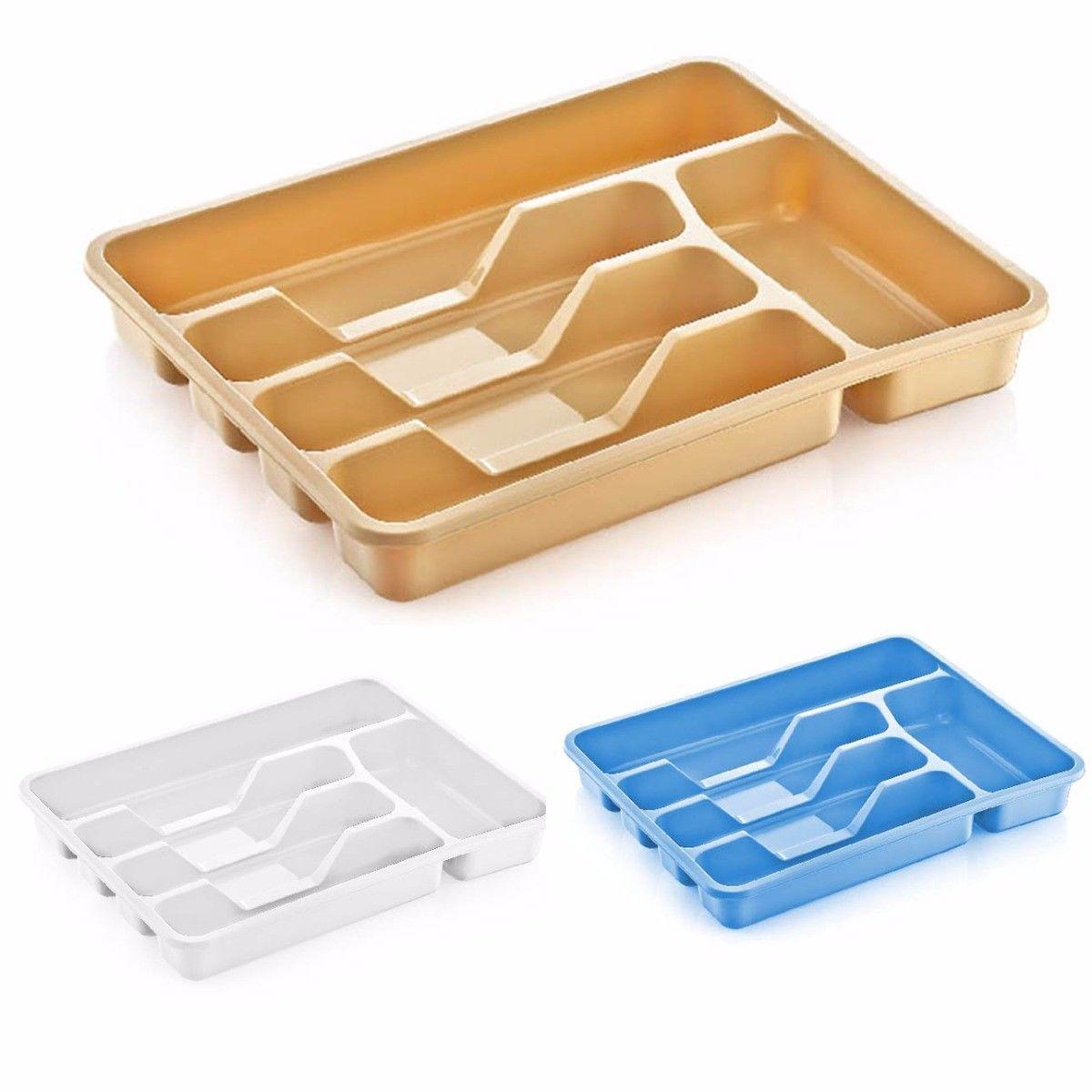 Plastic Cutlery Draw Tray Holder 38.5 x 30.4 cm Assorted Colours D14001 (Parcel Rate)