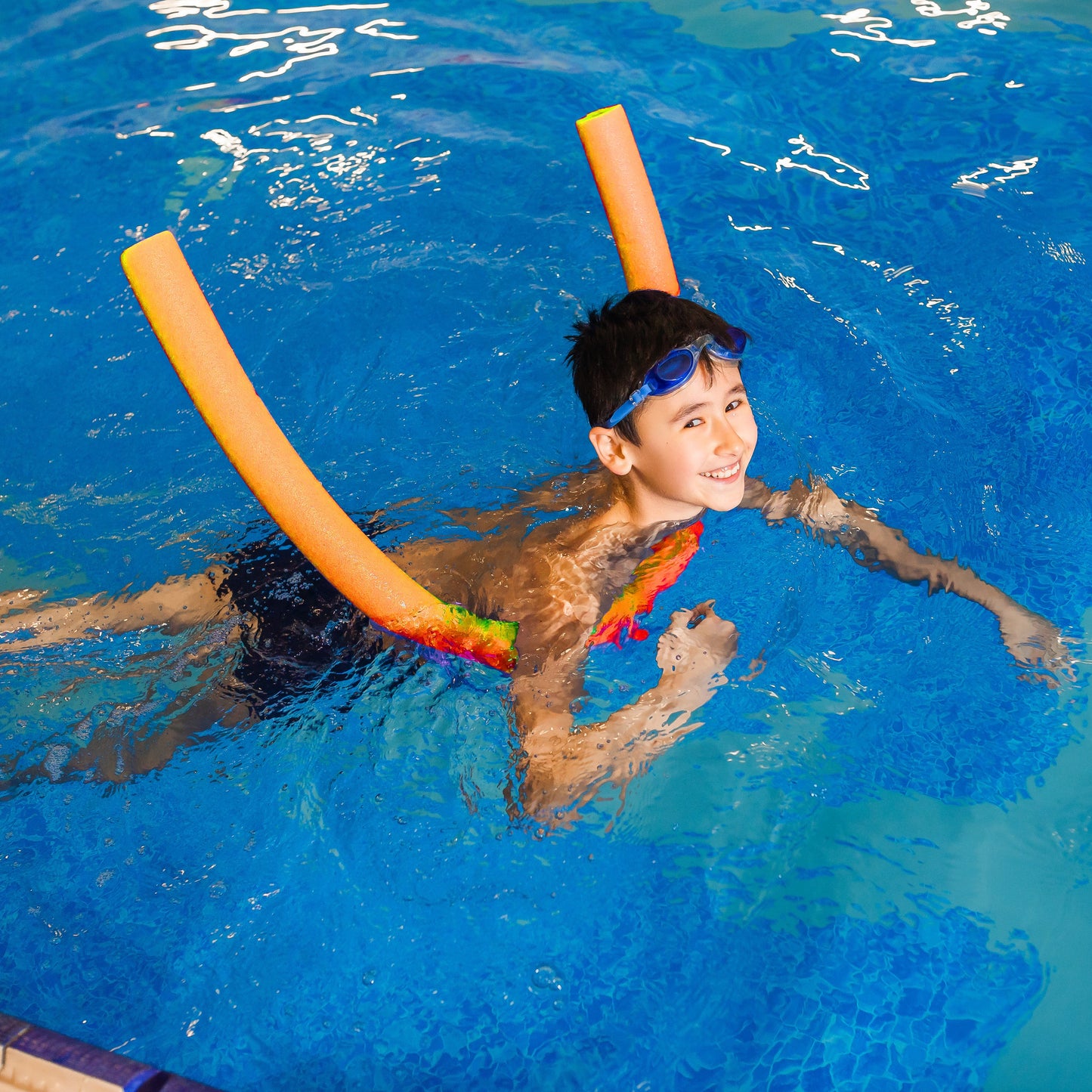 Swimming Pool Foam Noodle Tube 152cm Yellow 5001 (Big Parcel Rate)