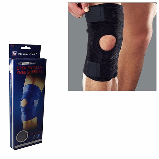 Open Patella Protective Gear Gym Yoga Knee Support One Size 9998 (Large Letter Rate)