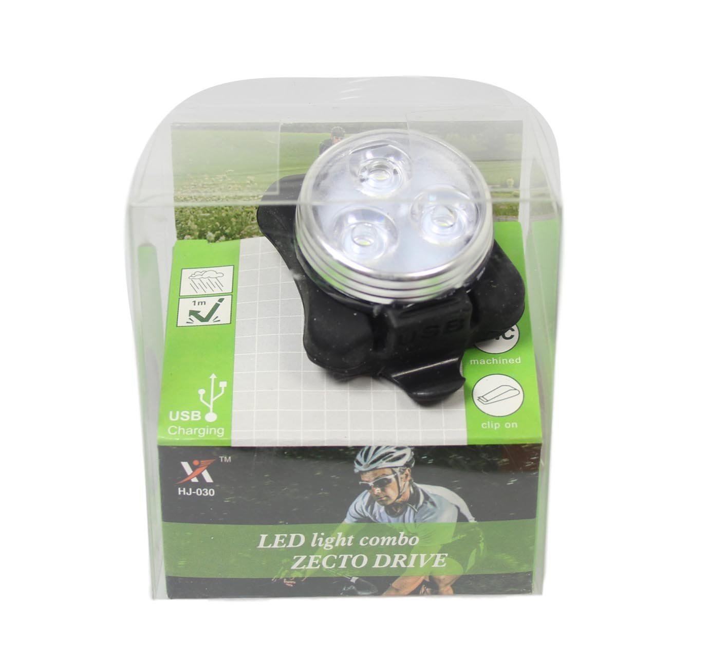 Bicycle Safety Awareness Hazard LED Light Combo Clip On Safety Light 5585 (Parcel Rate)