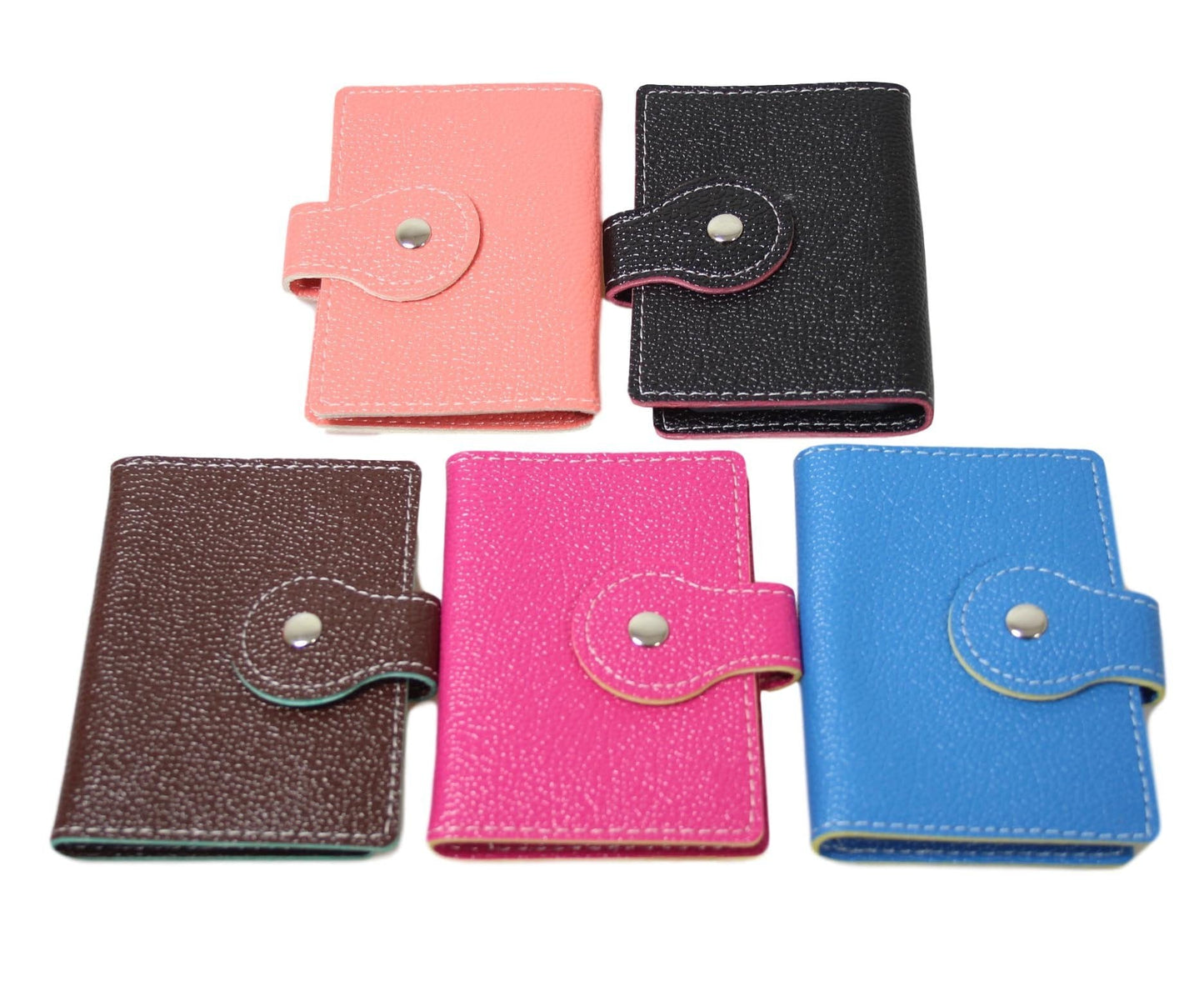 Credit Card Holder Book Design 10 x 8 cm Assorted Colours 5643 (Large Letter Rate)