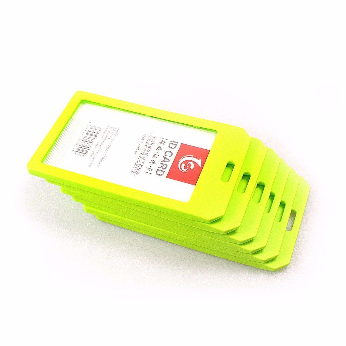 Plastic ID Card Holder 54mm x 85mm Assorted Colours 3564 (Parcel Rate)