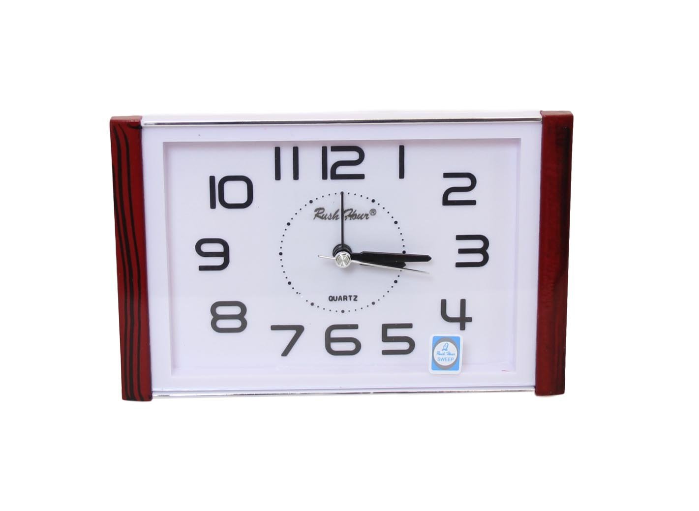 Fashion Clock Home Traditional Bedside Desk Clock 1.5V Battery 17cm x 11cm  5769 (Parcel Rate)