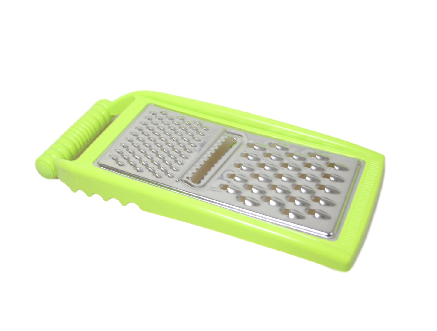 Kitchen Food Grater with Plastic Rim and Handle 21 x 11 cm Assorted Colours 5778 (Large Letter Rate)