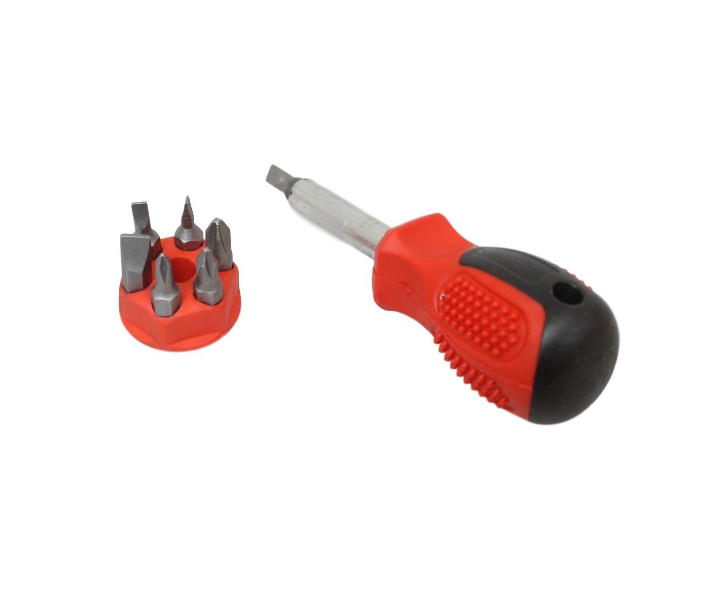 Mini Interchangeable Screwdriver DIY Screw Drilling Set 12cm 5874 (Parcel Rate)