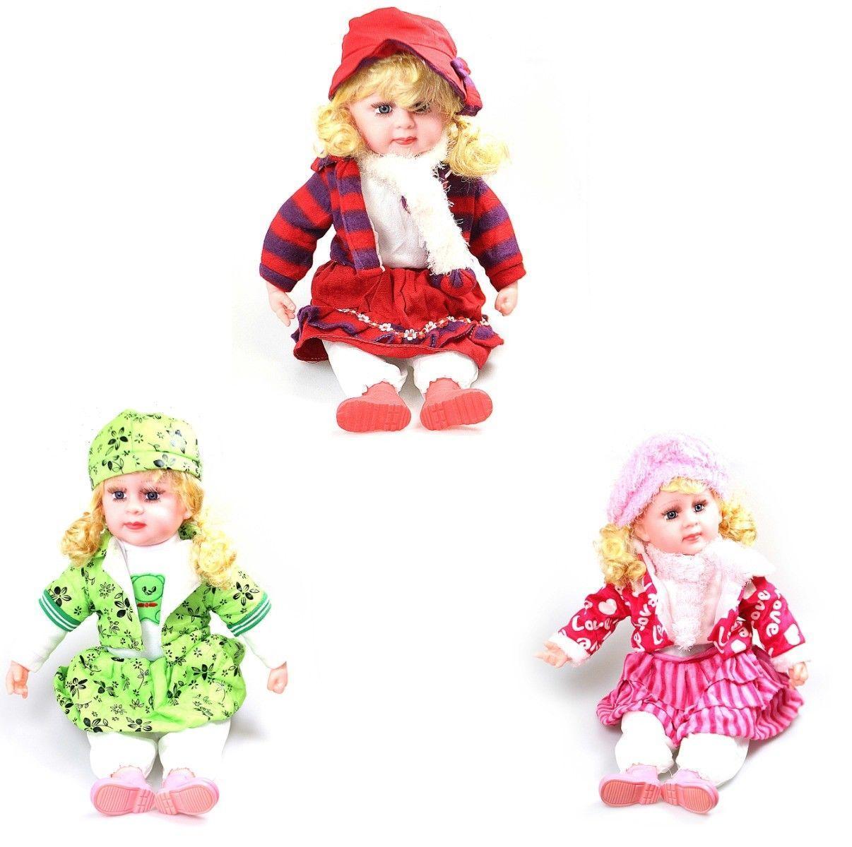 Singing Happy Birthday Dolls Assorted Designs Childrens Fun Play 3083 (Parcel Rate)