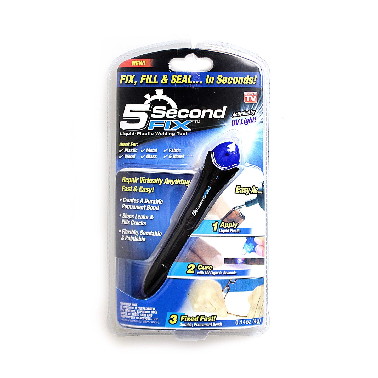 5 Second Fix Light fix Liquid Plastic Welding Compound Glue Repair Pen Tool Diy 4468 (Large Letter Rate)