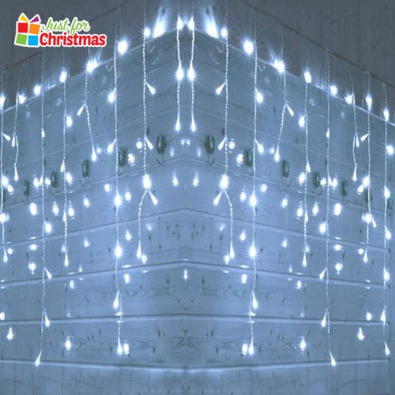 720LED Brilliant Ice White Icicle Lights 6045 (Parcel Rate)