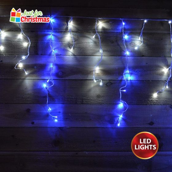 360LED Ice White and Blue Icicle Lights 6051 (Parcel Rate)