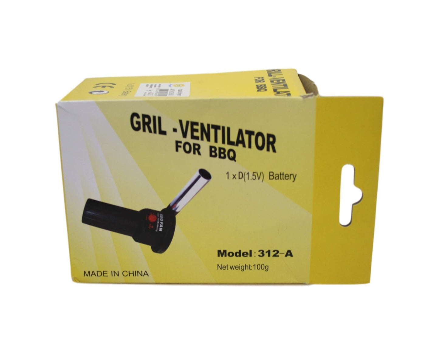 Grill Ventilator BBQ Fan No Dust No Sparks Battery Operated BBQ Ventilator 14cm 6062 (Parcel Rate)