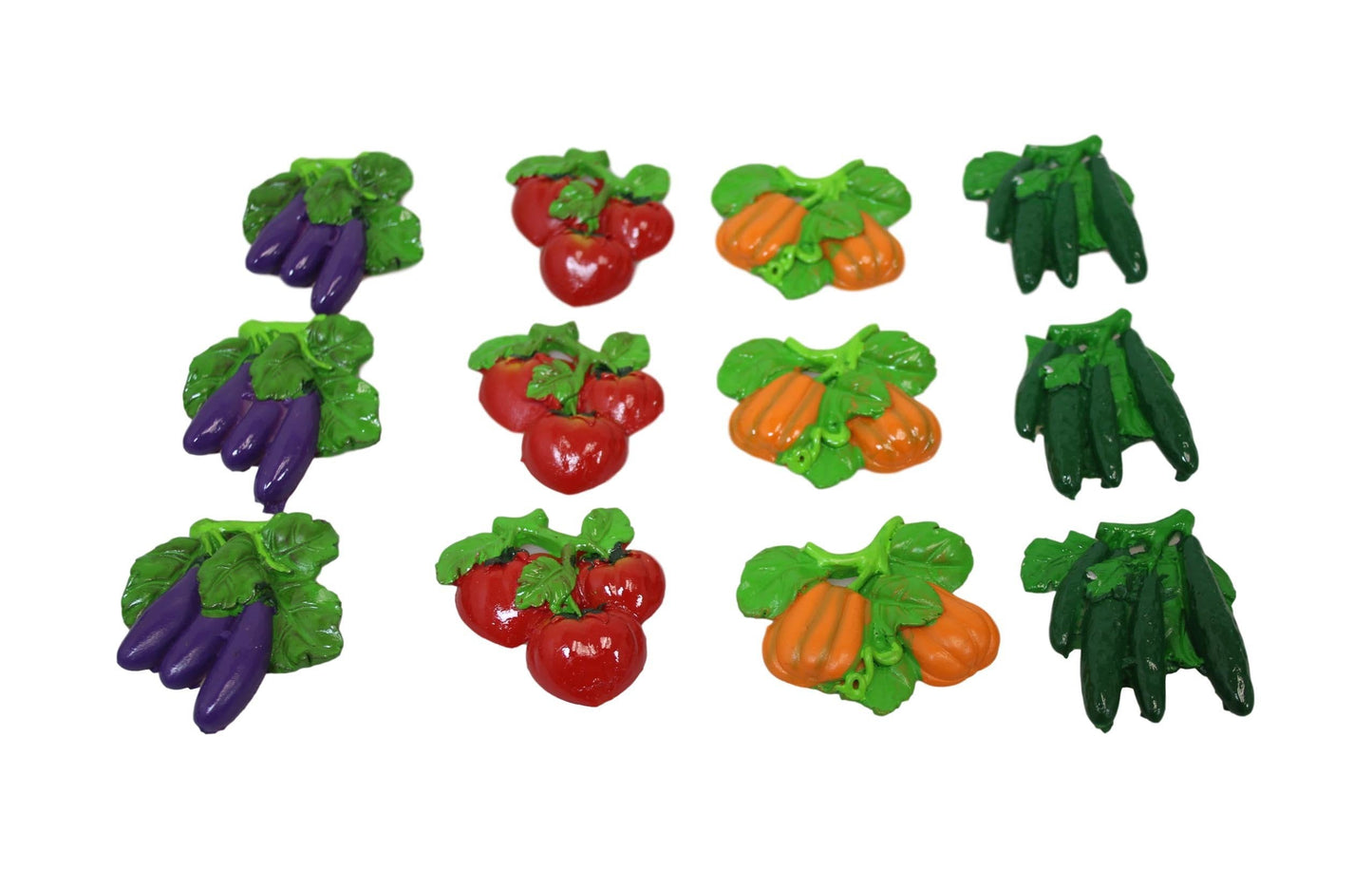 Fridge Magnet Vegetable Designs 8 cm Assorted Designs 6109 (Parcel Rate)