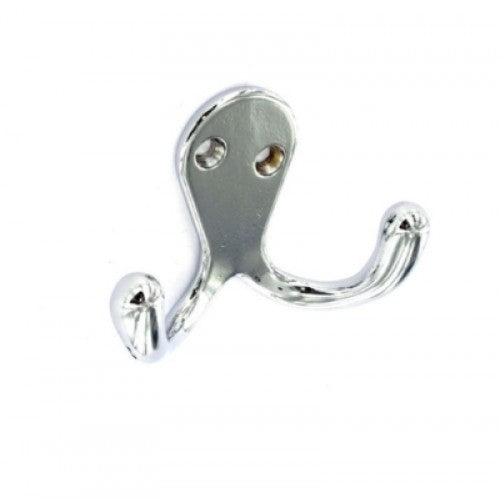 Double Robe Hook Chrome 2258 (Parcel Rate)