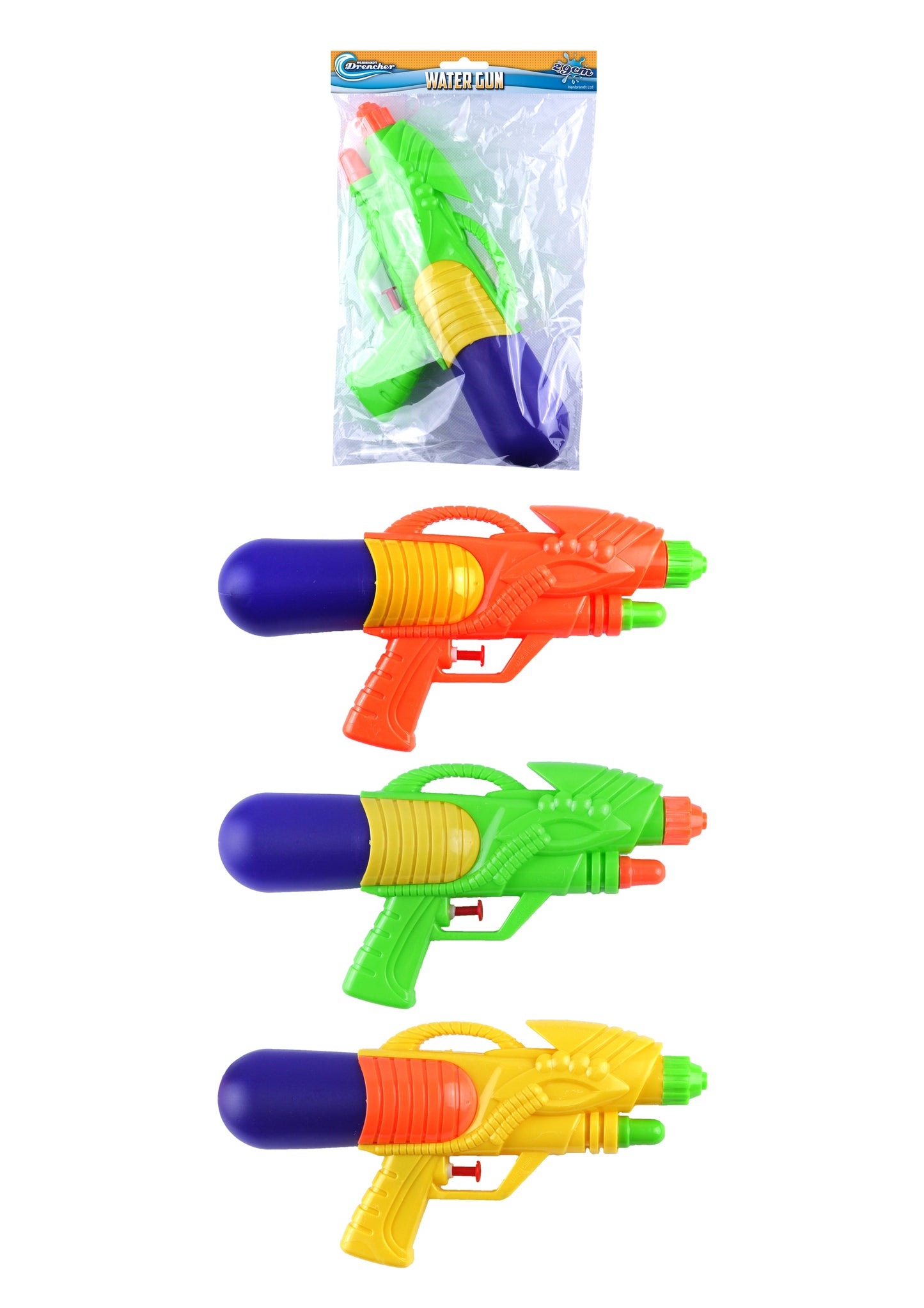 Outdoor Fun Splash Childrens Fun and Games Outdoor Water Gun Fun 29cm x 1 R08293 (Parcel Rate)