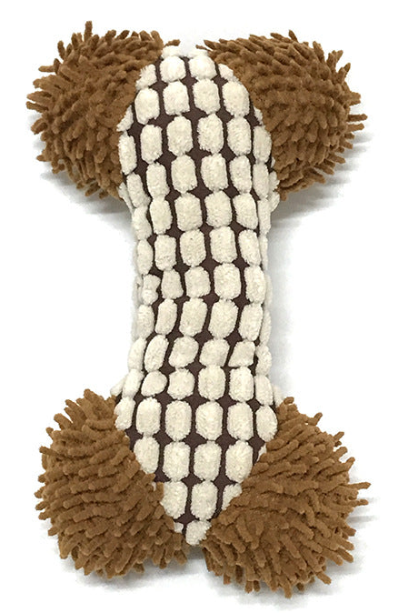 Pet Dog Soft Toy Bone 17 x 10 cm Assorted Colours 6711 (Parcel Rate)