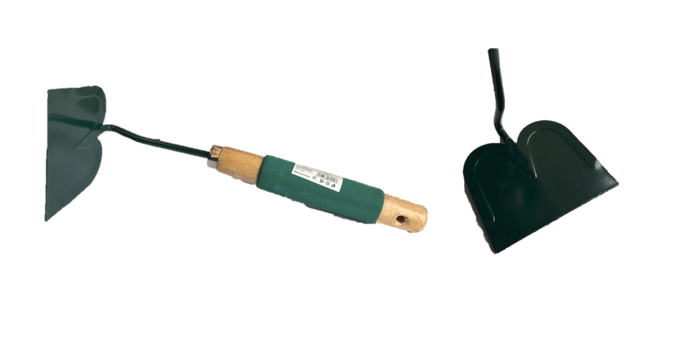 Green Metal Gardening Hoe 28 cm 6912 (Parcel Rate)