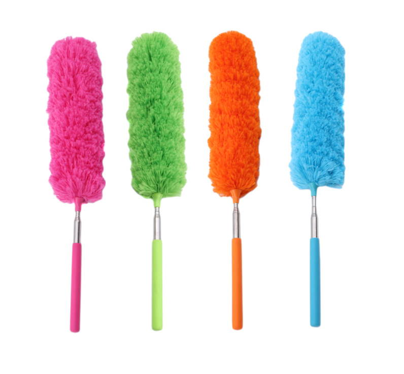 Extendable Microfiber Duster Cleaner 35 cm / 84 cm Assorted Colours 6969 (Parcel Rate)