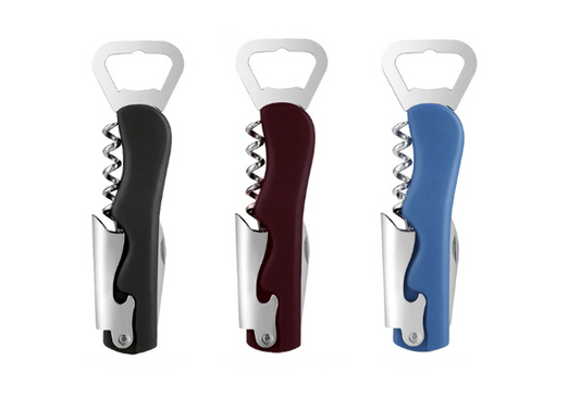 Wine Bottle Opener 14 cm Assorted Colours 7014 (Parcel Rate)