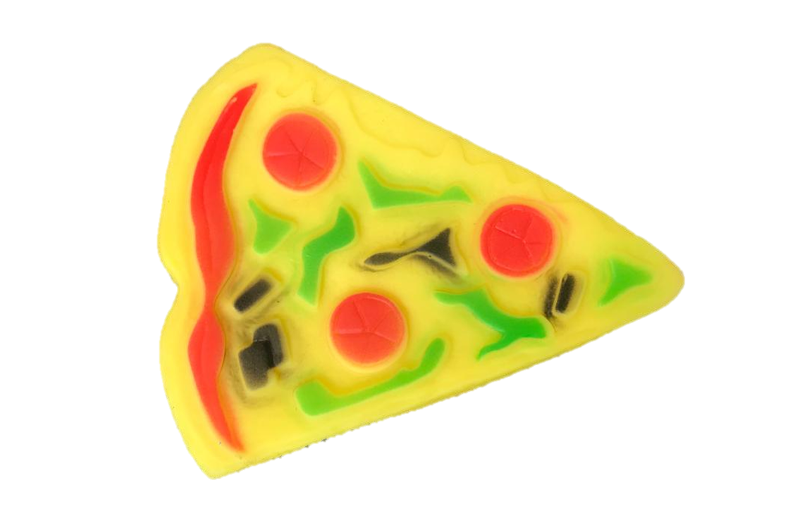 Pet Dog Toy Squeaky Pizza Slice 11 cm 7093 (Parcel Rate)