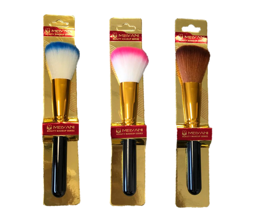 Beauty Make Up Powder Brush 15.5 cm Assorted Colours 7141 (Parcel Rate)