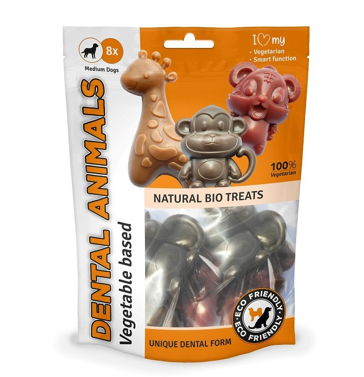 Pet Dog Animal Dental Treats Medium Dogs 6 Pack 75202 (Parcel Rate)