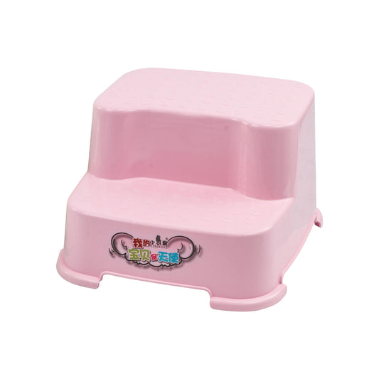 Plastic Pink Step Stool Home Garden Indoor Outdoor Stepping Tool 9121 A (Parcel Rate)