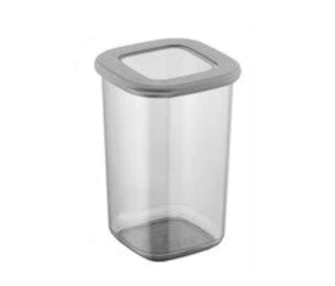 Poli Plastic Square Food Storage Container 1200 ml AK772 (Parcel rate)