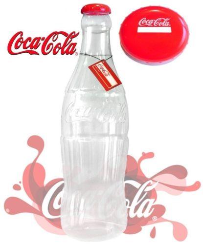 Small Coca Cola Plastic Money Bottle Piggy Bank 30 cm COK002A (Parcel Rate)