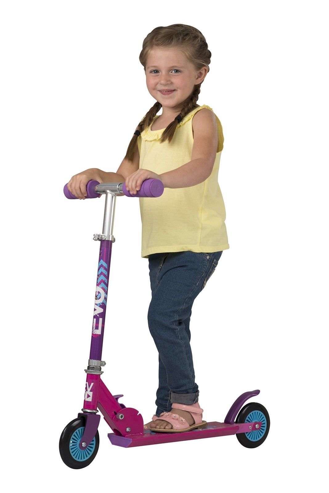 HTI Children's Evo Inline Scooter Pink 1436843 (Parcel Rate)p